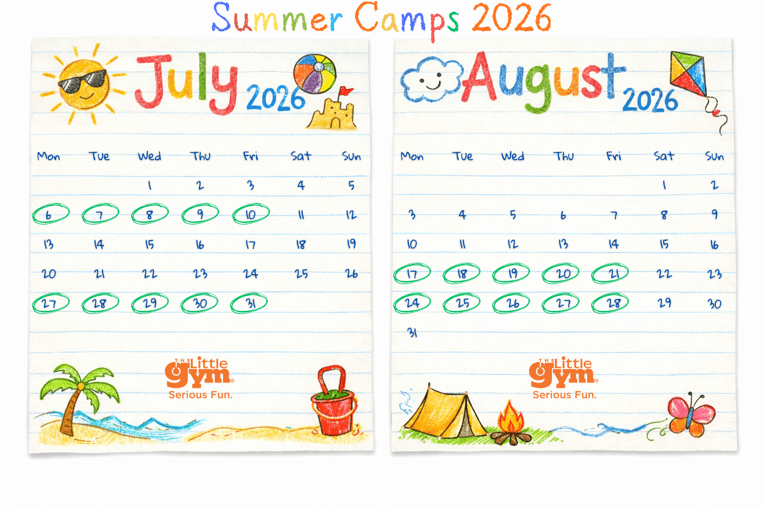 Summer-Camps w The Little Gym